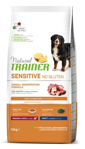 Natural Trainer Dog Adult Medium / Maxi Sensitive Duck Glutenvrij